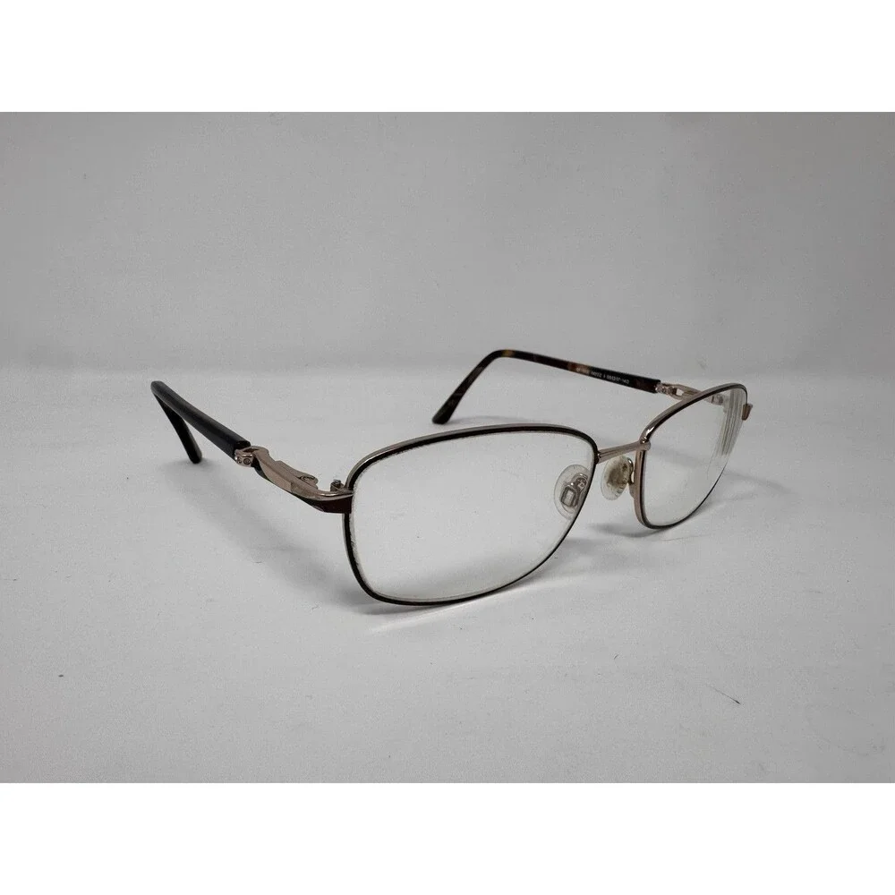 SuperFlex SF-558 Eyeglass Frames Only 56-17-140 Gold Brown Tortoise M202